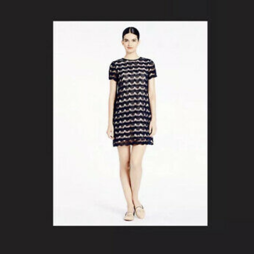 Kate Spade Black & Beige Lace Dress OUMU03880 - 2